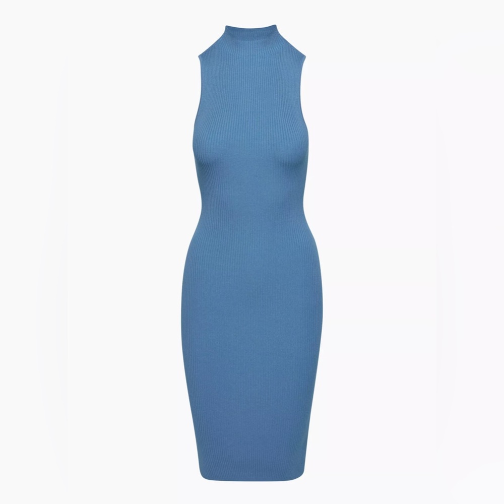 Babaton Compose Sleeveless Dress. NWT. Never worn. Size XS. Flagstone Blue